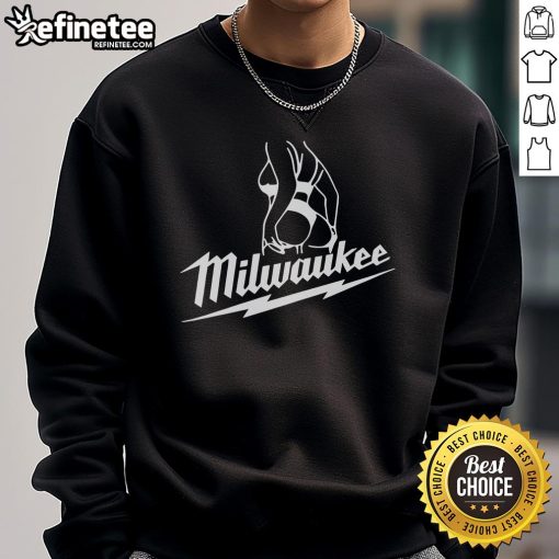 Hot Milwaukee sexy girl wearing a stylish sweatshirt, showcasing trendy urban fashion in a vibrant city setting.