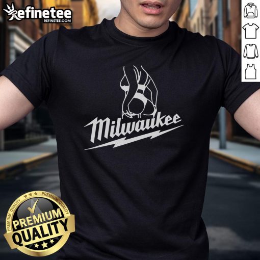 Hot Milwaukee sexy girl t-shirt featuring a stylish graphic design, perfect for trendy casual wear in Milwaukee.