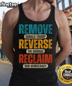 Hot Remove Reverse Reclaim Resist Protest Trump Tank Top featuring bold activist graphics and vibrant colors.
