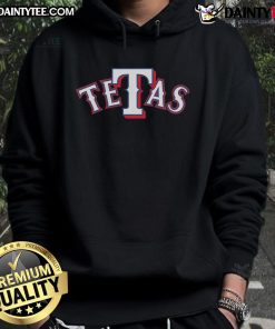 Stylish Hot Tetas MLB Texas Rangers hoodie in vibrant colors, perfect for baseball fans and game day wear.