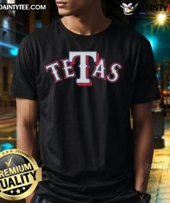 Hot Tetas MLB Texas Rangers T-Shirt featuring vibrant team colors and logo, perfect for fans and game day wear.