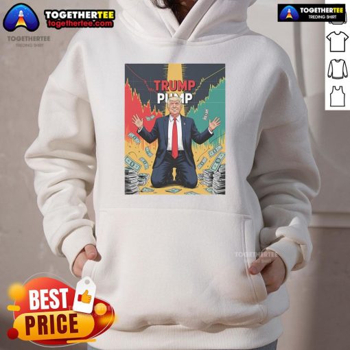 Stylish Hot Trump Pump Money Hoodie featuring bold graphics and a comfortable fit, perfect for casual wear.
