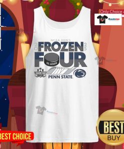 Men's ice hockey tournament tank top featuring the Penn State Nittany Lions for the 2025 NCAA Frozen Four.