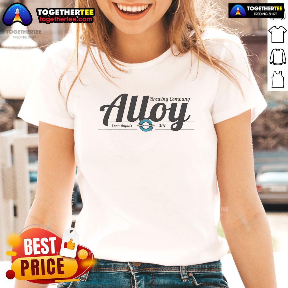 Nice Alloy Brewing Ladies Tee Nice Alloy Brewing Ladies Tee featuring a stylish design for women who love craft beer and brewing culture.