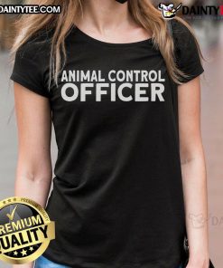 Nice Animal Control Officer Ladies Tee featuring a stylish design for animal lovers and professionals in animal control.