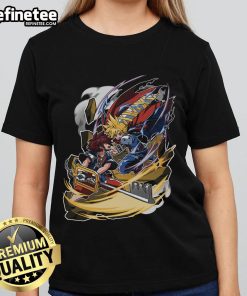 Nice Are You Not Entertained Final Fantasy Ladies Tee featuring vibrant graphics and stylish design for gamers.