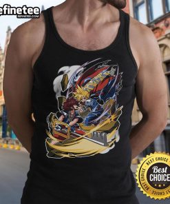 Stylish 'Nice Are You Not Entertained' Final Fantasy tank top featuring vibrant graphics and a comfortable fit.