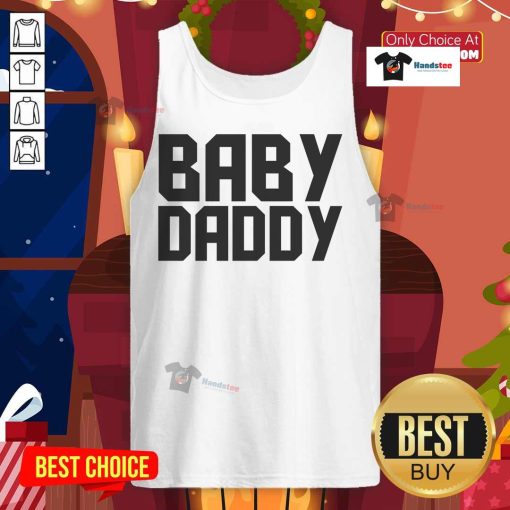 Trendy Nice Baby Daddy tank top in soft fabric, perfect for new dads showcasing their fun style and parental pride.
