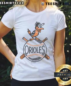 Nice Baltimore Orioles 54 Ladies Tee featuring stylish design and team colors, perfect for baseball fans.
