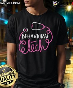 Nice Behavioral Tech Mental Health Tech T-Shirt featuring a stylish design promoting mental wellness and technology.