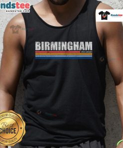 Nice Birmingham Michigan Retro Tank Top featuring a vintage design, perfect for summer and casual wear.