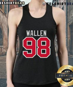 Stylish Nice Braves Wallen 98 Tank Top featuring a vibrant design, perfect for summer casual wear and sports enthusiasts.