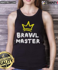 Nice Brawl Master Gamer in a stylish gaming brawler tank top, showcasing enthusiasm for competitive gaming.