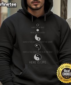 Nice Buddhist Life Yin Yang Hoodie showcasing a vibrant yin yang design for mindful fashion enthusiasts.
