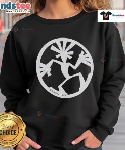 Stylish Nice Carrot Top logo sweatshirt featuring a vibrant design on a cozy fabric background.