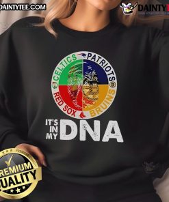 Nice Celtics Patriots Bruins Red Sox sweatshirt showcasing Boston sports pride, perfect for fans and cozy wear.