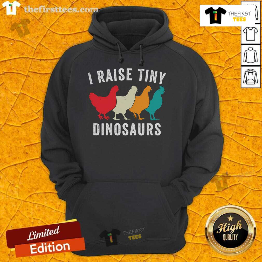 Nice Chickens I Raise Tiny Dinosaurs Backyard Chickens Homestead Chicken Lover Hoodie Cozy hoodie featuring 'Nice Chickens I Raise' design for chicken lovers and homesteaders, perfect for backyard chicken enthusiasts.