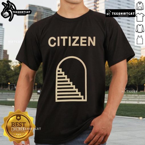 Alt Text: Nice Citizen Stairway T-Shirt featuring a stylish design and vibrant colors, perfect for casual wear.