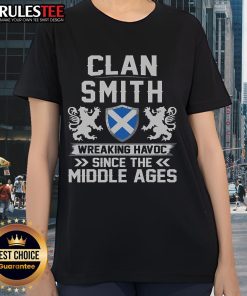 Scottish family celebrating Mother's Day in matching Nice Clan Smith tees, showcasing pride in their heritage in Scotland.