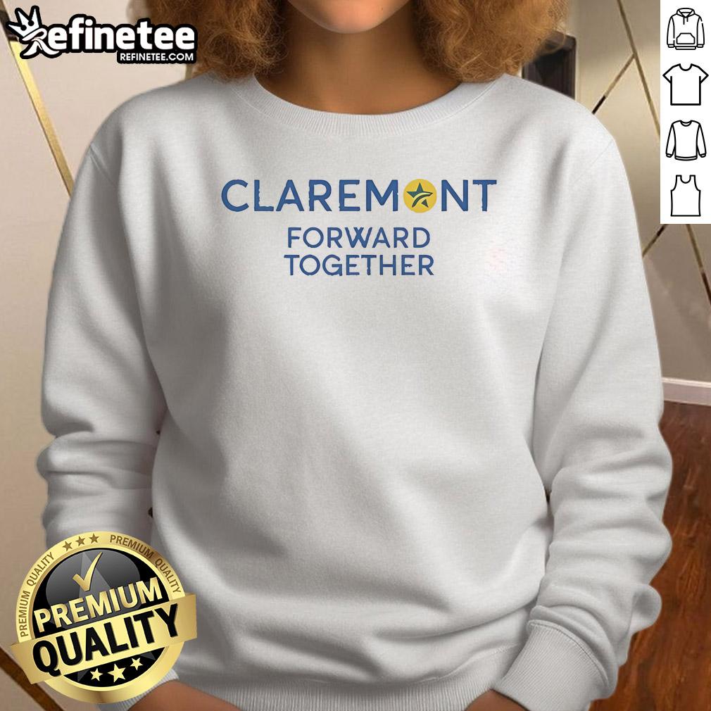 Nice Claremont Forward Together Sweatshirt Nice Claremont Forward Together Sweatshirt in vibrant colors, showcasing a stylish design perfect for casual wear.
