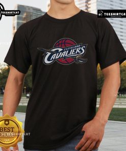 Alt Text: Nice Cleveland Cavaliers Hardwood Classics logo pullover t-shirt featuring a retro design and vibrant team colors.