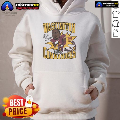 Nice Commanders Deebo Samuel Signature Hoodie showcasing a stylish design for fans of the NFL and the Washington Commanders.