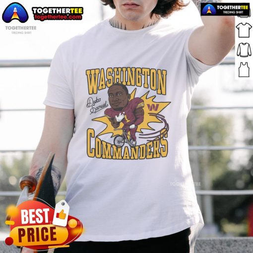 Nice Commanders Deebo Samuel Signature T-Shirt featuring a bold design and vibrant colors for fans and collectors.