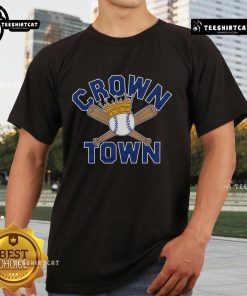 Nice Crown Town Baseball T-Shirt featuring a stylish design perfect for fans and players of all ages.