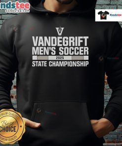 Alt Text: Vandegrift Vipers men's soccer 2025 hoodie featuring a stylish Nice Crown Trio design in vibrant colors.
