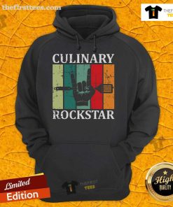 Stylish Nice Culinary Rockstar Vintage Hoodie in a cozy setting, perfect for food lovers and fashion enthusiasts.