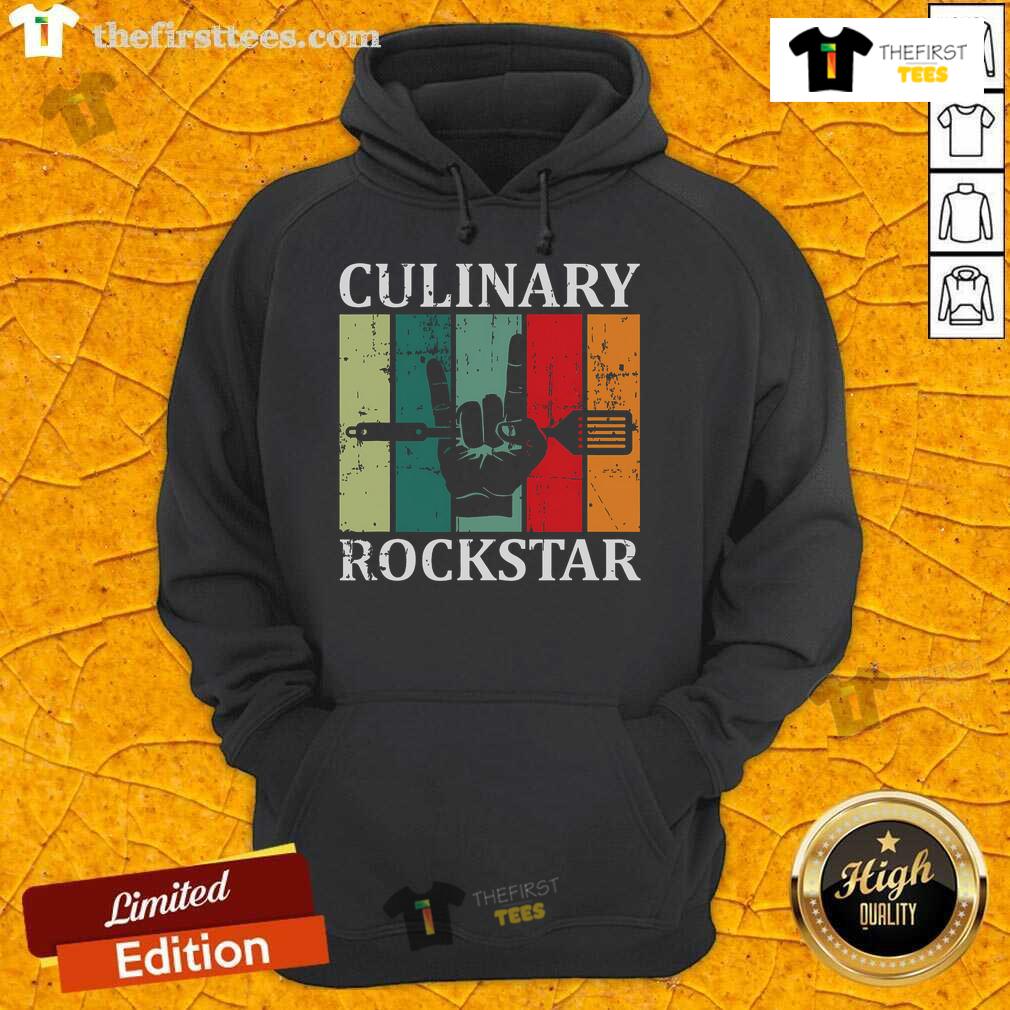 Nice Culinary Rockstar Vintage Hoodie Stylish Nice Culinary Rockstar Vintage Hoodie in a cozy setting, perfect for food lovers and fashion enthusiasts.