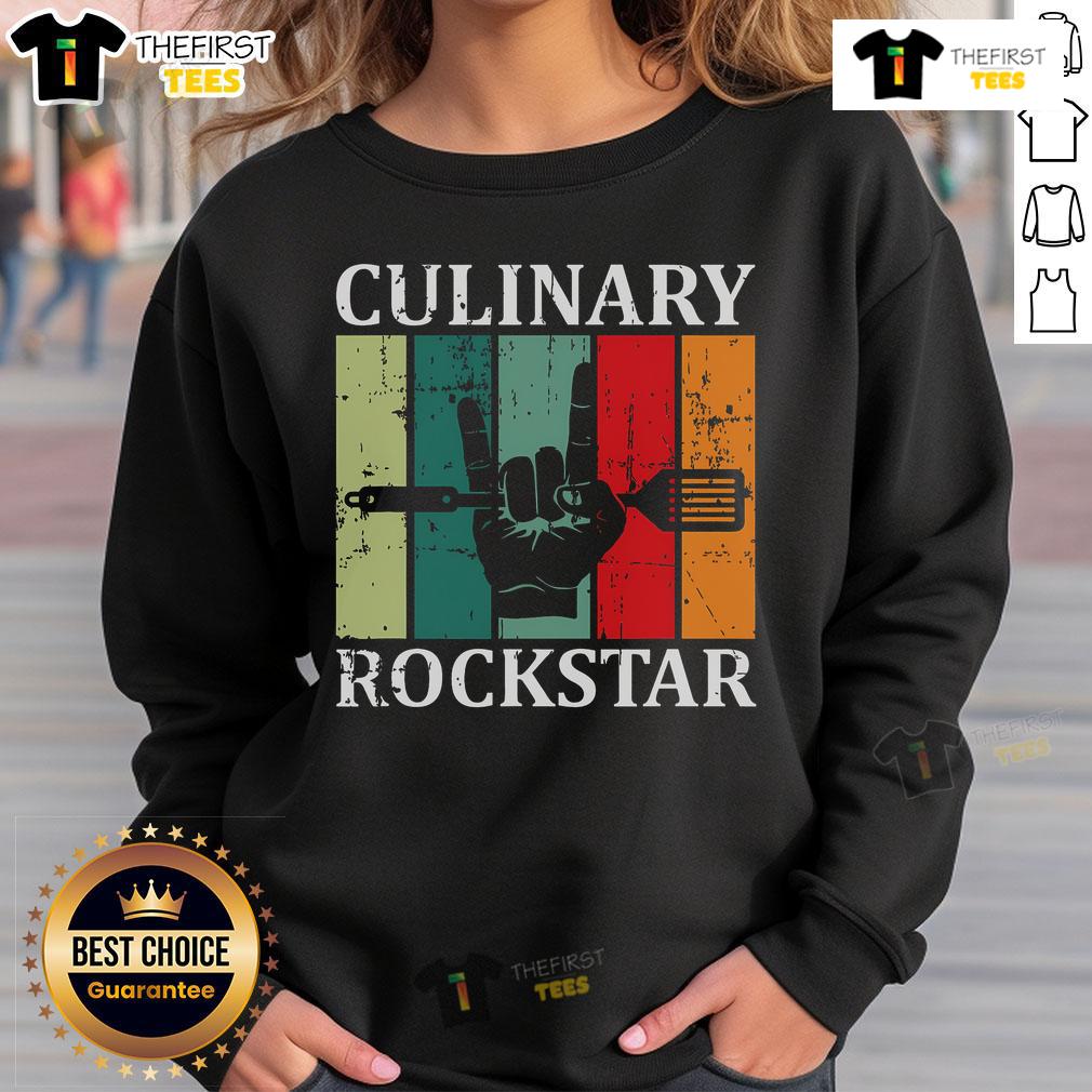 Nice Culinary Rockstar Vintage Sweatshirt Vintage Nice Culinary Rockstar Sweatshirt featuring a stylish design ideal for food enthusiasts and fashion lovers.