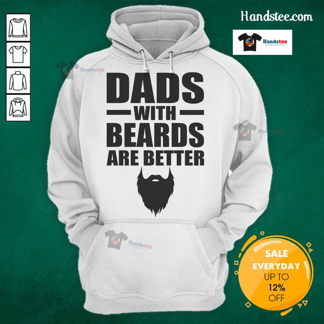 Nice Dads With Beards Are Better Hoodie Nice dads with beards wear a stylish hoodie featuring a fun slogan, perfect for casual outings and family time.