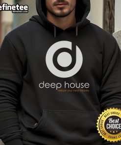 Nice Deep House Release Your Mind hoodie in vibrant colors, perfect for music lovers and stylish streetwear enthusiasts.