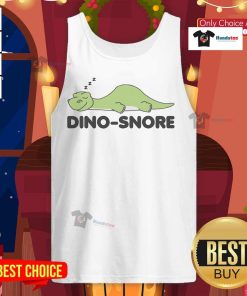 Cute Nice Dino Snore Pajamas featuring a colorful dinosaur tank top for kids, perfect for bedtime comfort.