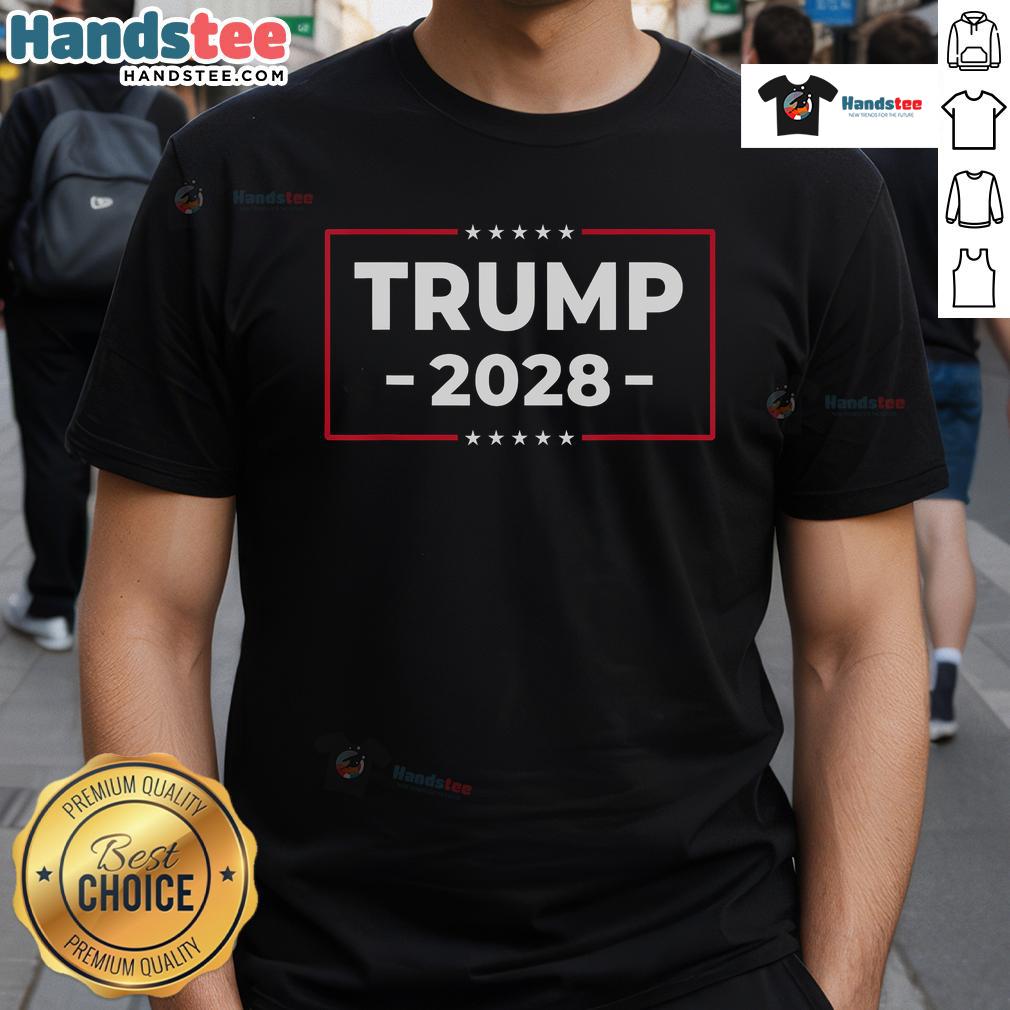 Nice Donald Trump 2028 President American Flag Pro Trump Vintage T Shirt Vintage Pro Trump T-Shirt featuring Donald Trump 2028 design with American flag graphics, perfect for patriotic supporters.