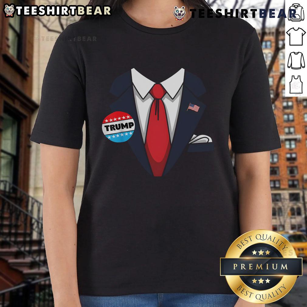 Nice Donald Trump Halloween Costume Ladies Tee Ladies' tee featuring a Nice Donald Trump Halloween costume design, perfect for festive celebrations and costume parties.