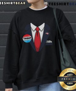 Nice Donald Trump Halloween costume sweatshirt featuring a playful design for festive celebrations.