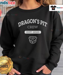 Nice Dragonspit Dragons Pit Crew sweatshirt established 2023, featuring bold graphics and a comfortable fit.