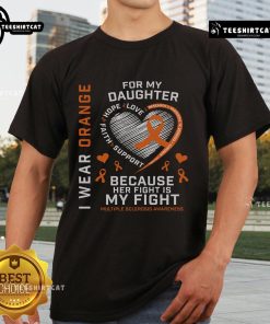 Nice Fight Daughter Multiple Sclerosis Awareness T-Shirt featuring a bold design to support MS awareness and advocacy.
