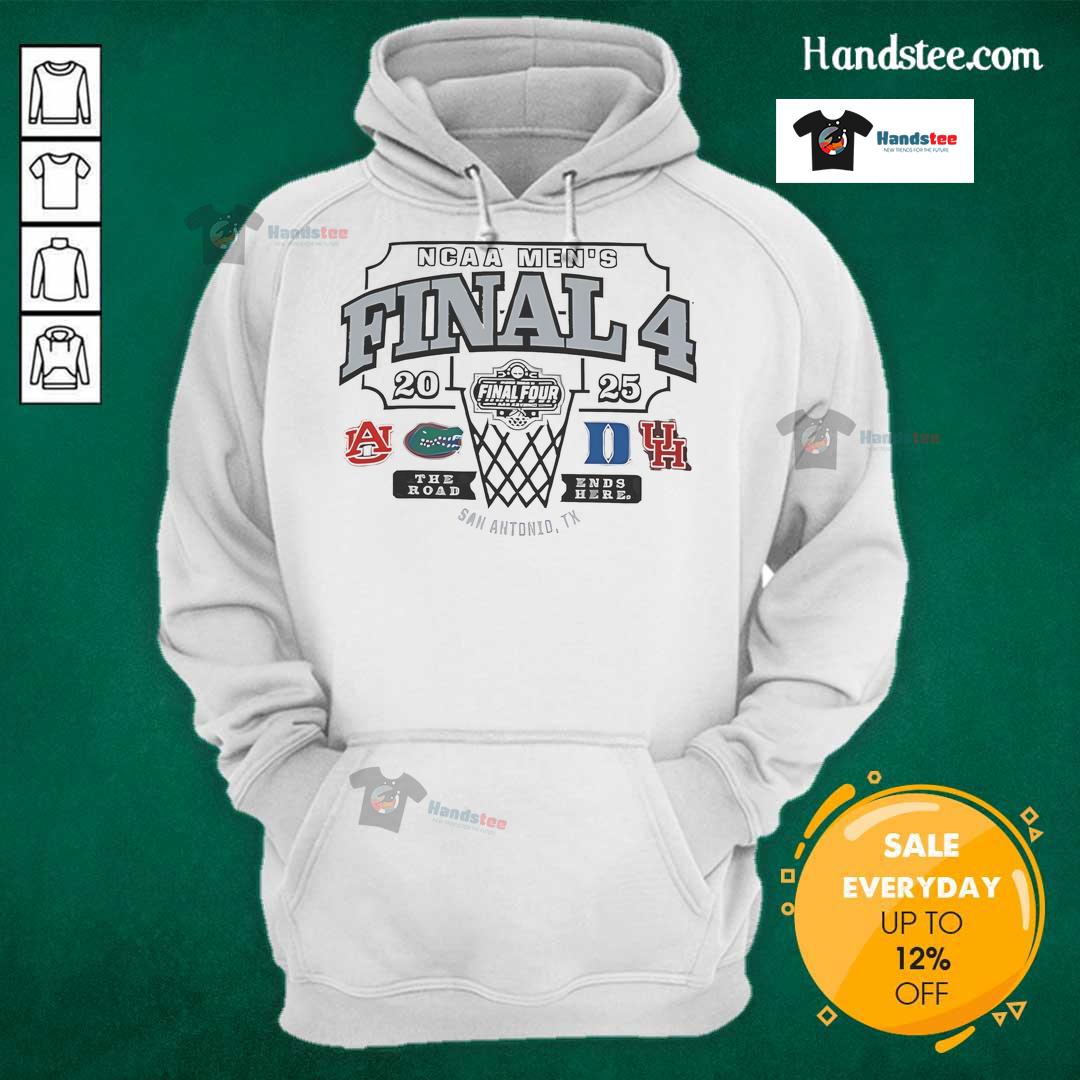 Nice Final Four 4 Team 2025 Ncaa Men'S Basketball Logo Hoodie 2025 NCAA Men's Basketball Final Four hoodie featuring team logos and vibrant design for fans and supporters.
