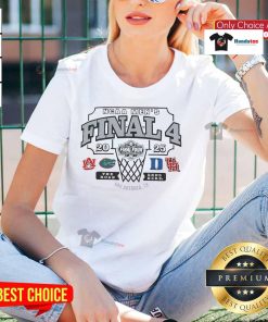 2025 NCAA Men's Basketball Final Four logo on a ladies tee, perfect for fans celebrating the tournament.