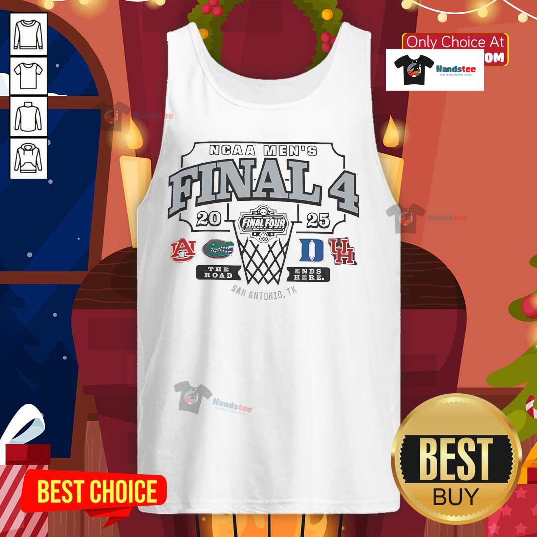 Nice Final Four 4 Team 2025 Ncaa Men'S Basketball Logo Tank Top 2025 NCAA Men's Basketball Final Four tank top featuring team logos and vibrant colors, perfect for fans and sports enthusiasts.