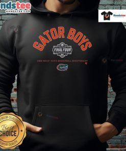 Nice Florida Basketball Gator Boys Final Four Hoodie featuring team colors and logo, perfect for fans and supporters.