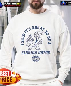 Florida Gators National Champions sweatshirt showcasing team pride and spirit in vibrant colors, perfect for fans.