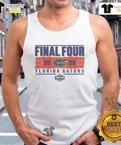 Florida Gators 2025 NCAA Men's Basketball Tournament Final Four Rebound Tank Top - March Madness apparel for fans.