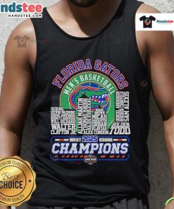 Florida Gators men's basketball 2025 West Regional Champions tank top, featuring team colors and logo for fans.