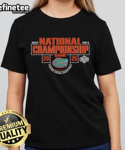 Florida Gators 2025 Men's Basketball National Championship ladies tee, stylish design for fans celebrating the team's victory.