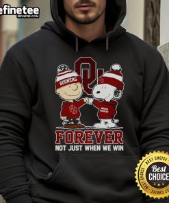 Nice Forever Not Just When We Win Snoopy Hoodie featuring a playful Snoopy design, perfect for casual wear and fans.