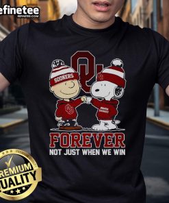 Nice Forever Not Just When We Win Snoopy T-Shirt featuring a playful Snoopy graphic and vibrant colors for casual wear.